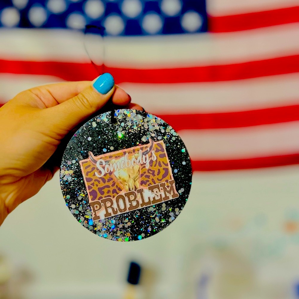 Somebody’s Problem Car Freshie | Country Music | Cowboy